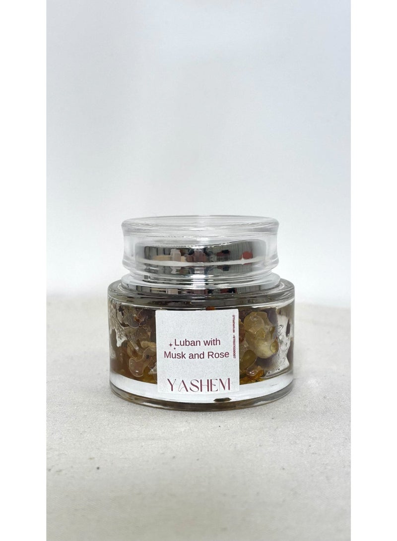 yashem Luban (Frankincense) Incense with Musk and Roses - Soften and Purify Your Space - Image 1
